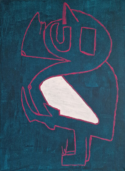 Nr. 01 2025 - a Paint Artowrk by Fabian  Kindermann 